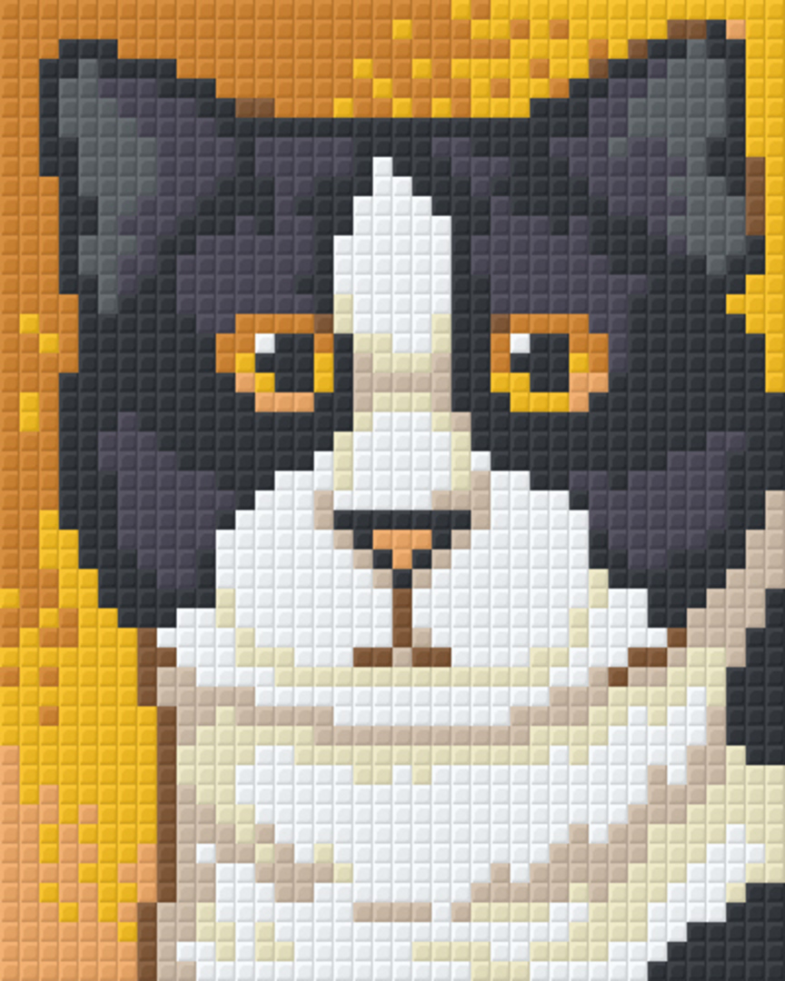 One Cat One [1] Baseplate PixelHobby Mini-mosaic Art Kit image 0